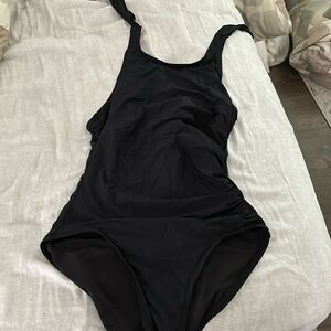 Calvin Klein black one piece swimsuit, size 4, New